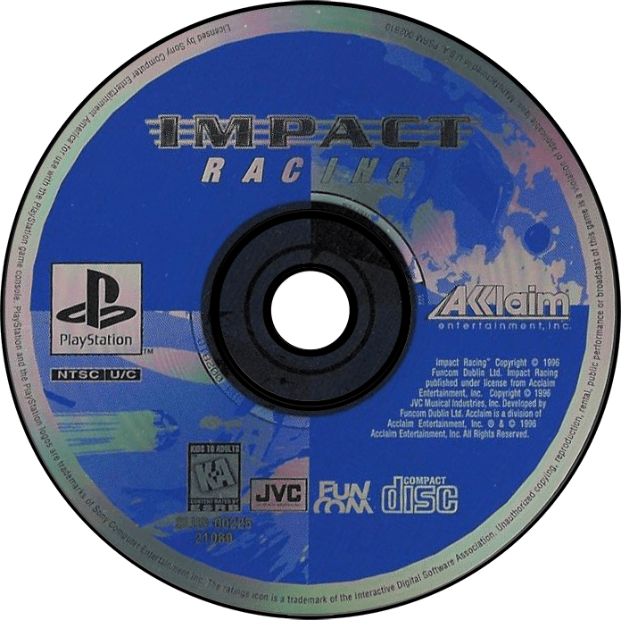 Impact Racing media 7 for Playstation